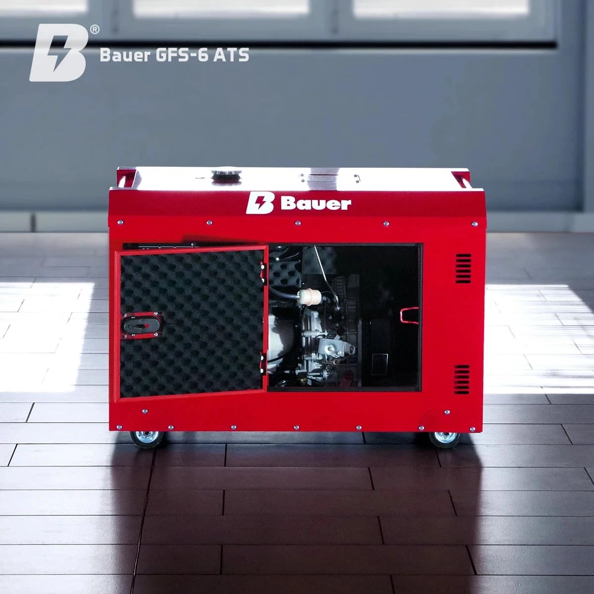 Bauer GFS-6, ATS, 230/400 Volt, Notstromgenerator/Notstromaggregat, Diesel