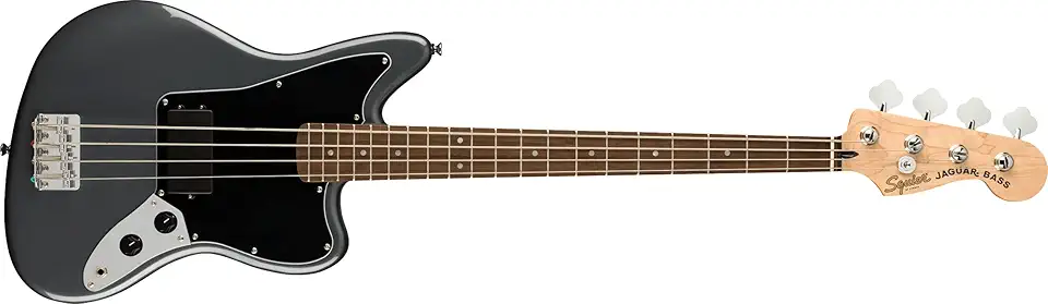 Squier Série Affinity, baixo elétrico de 4 fios, direito, carvão geado metálico (378501569)