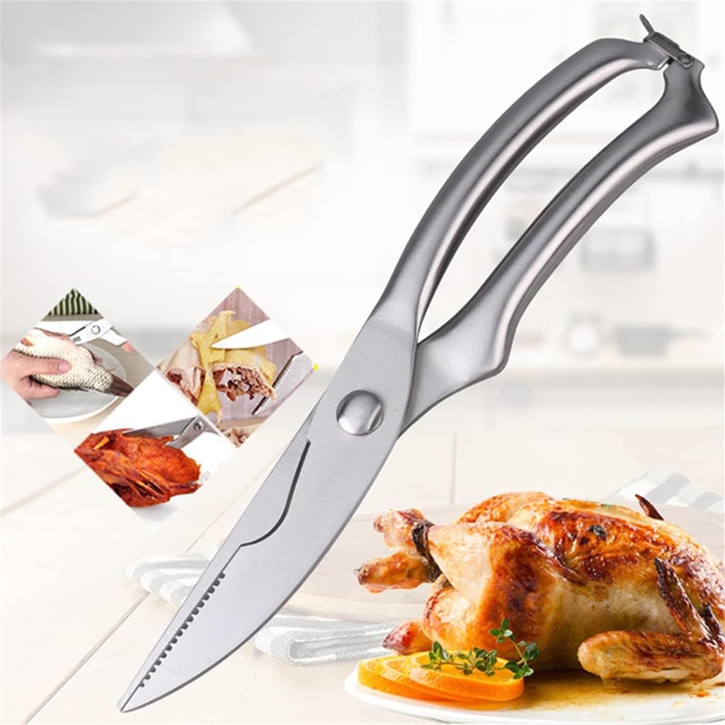 Strong Chicken Bone Cut And Duck Fish Multifunction Kitchen Food Stainless Steel Scissors