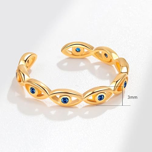 Miniatura 108 de 925 Sterling Silver Ring Minimalist Adjustable Rings Band Handmade Rings for Women Girls