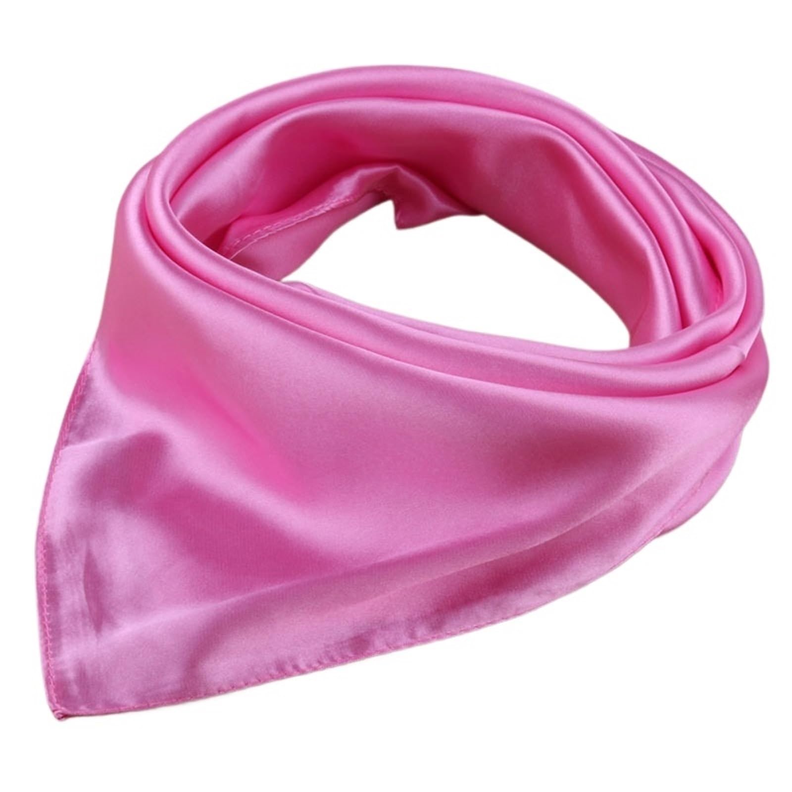 Bufanda Cuadrada de Seda Mulberry, Pañuelo Cuadrado de satén con Tacto de Seda for Mujer, pequeño pañuelo Liso, pañuelo de Seda for Mujer(9)