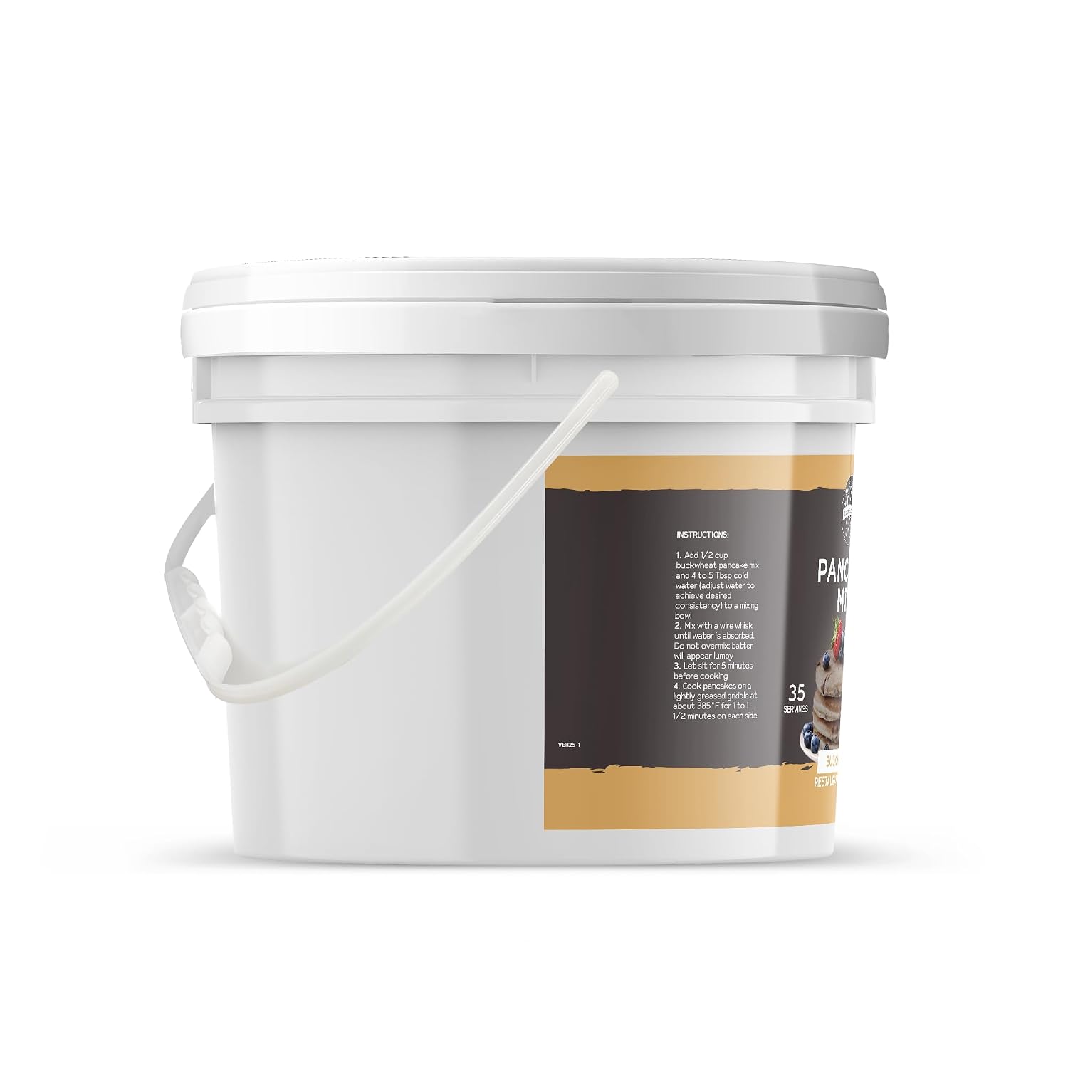 Birch & Meadow 1 gallon Buckwheat Pancake Mix, Flapjack, Fluffy & Soft