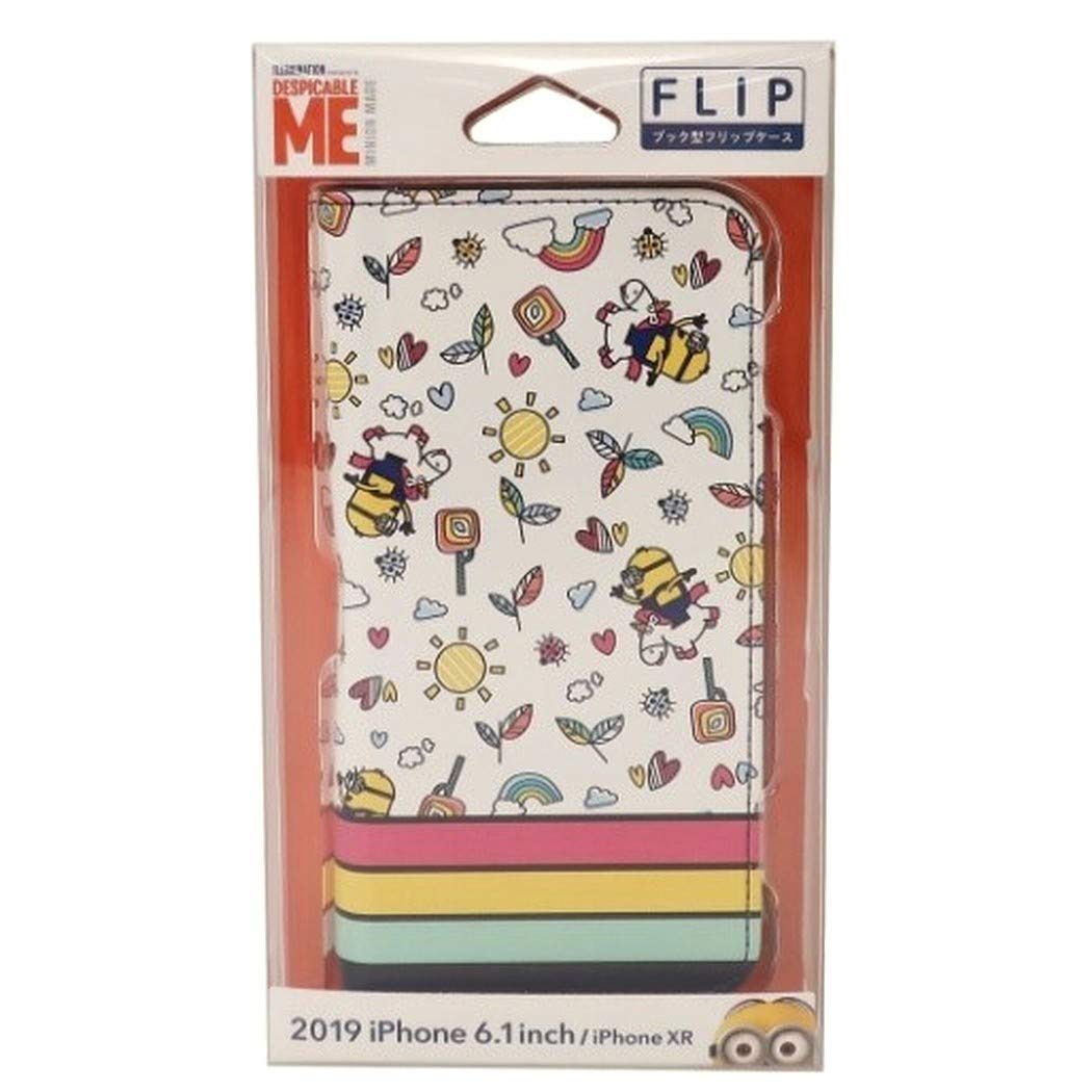 Amazon.co.jp: ミニオンズ - レインボー 6.1インチiPhone 11/XR 手帳型
