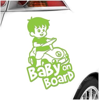 Pegatina para coche de bebé, 25 colores, 20 cm