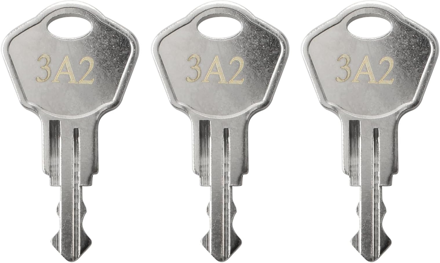 Sentry Safe Replacement Keys Model 1100-Codes 3A2 for Sentry Safe Key (Key 3A2)(3 Pcs), by Niahm