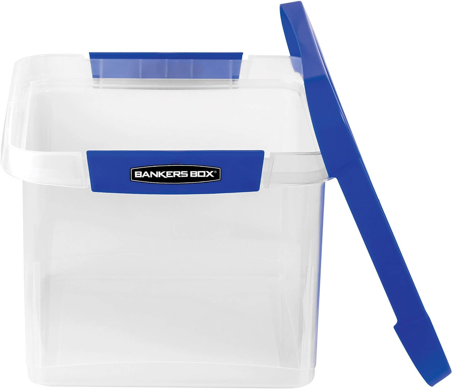 Fellowes Heavy Duty, Water Proof, Durable, Reinforced Corner, Comfortable Handle, Built-in Rail, Portable File Box (FEL0086201): Office Products