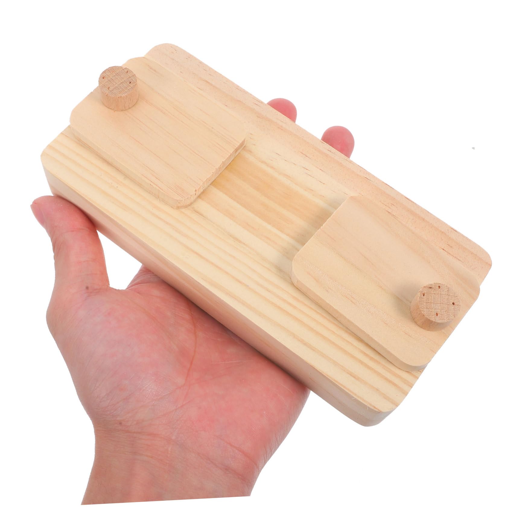 VANZACK 8piezas Juguetes De Madera para Animales Pequeños Puzzle De Snacks para Hamsters y Conejos Juguetes De Enriquecimiento y Comida Oculta para Mascotas Pequeñas