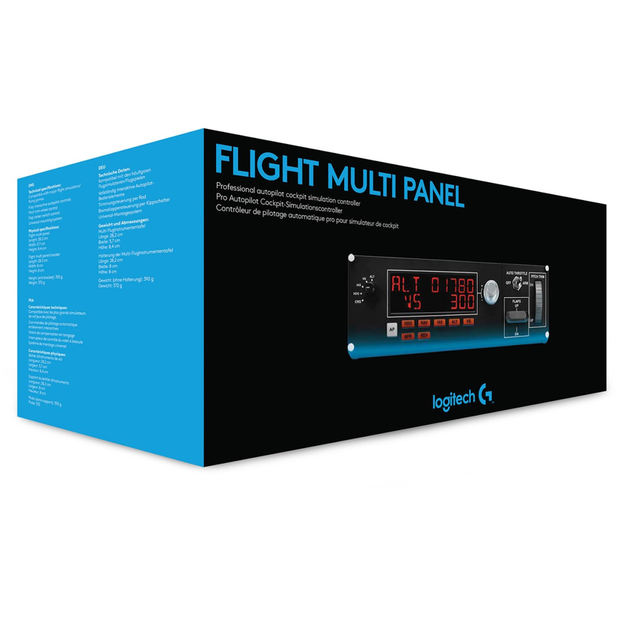 Logitech G Saitek Pro Flight Multi-Panel, Professional