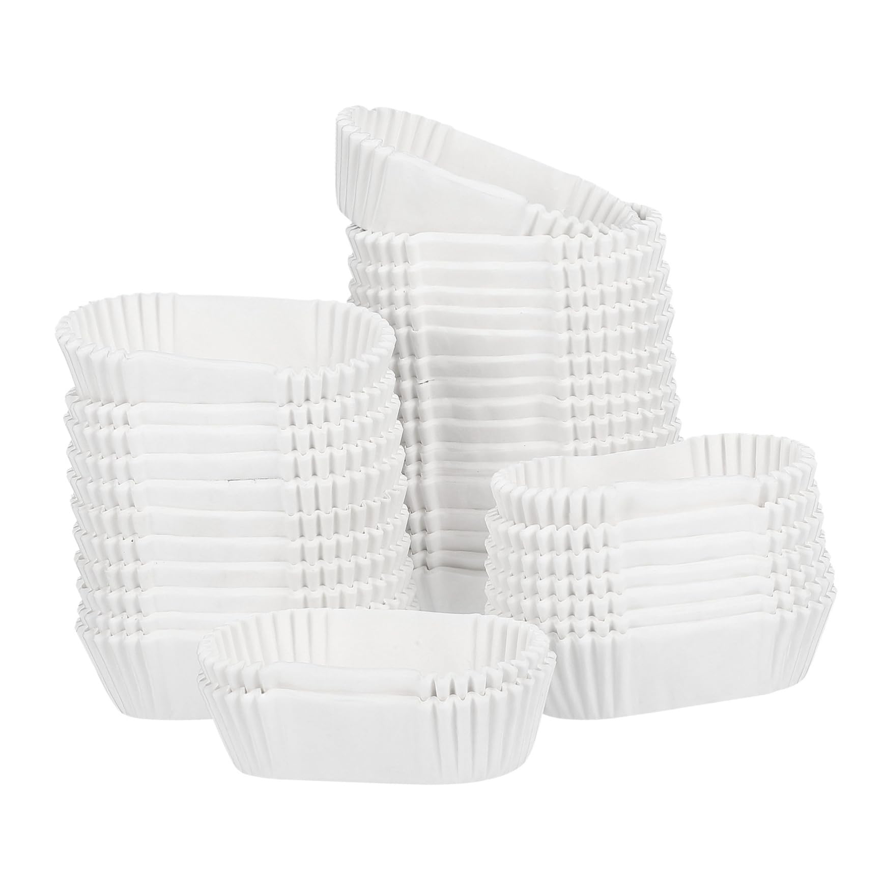 DOITOOL 1000PCS Baking Cups Oval Cake Paper Tray Safe Grease Proof Cupcake Liners Boat Shape Paper Cups Muffin Baking Tray for Cake Balls Muffins
