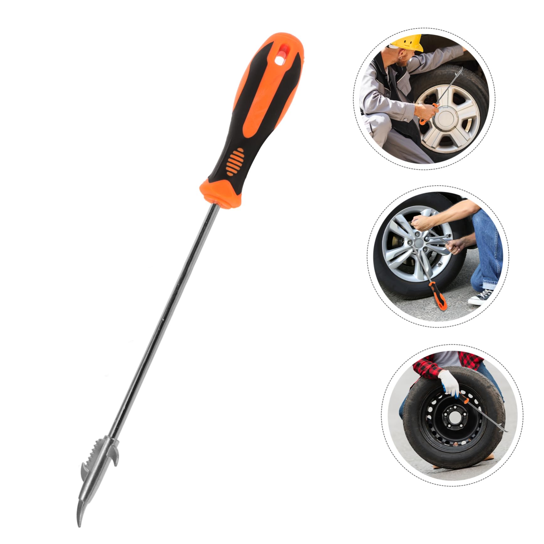 Mikinona Tire Cleaning Hook Tool Tire Stone Removing Tool for Efficient Wheel Tread Slot Cleaning for Gravel Removal and Tire Maintenance