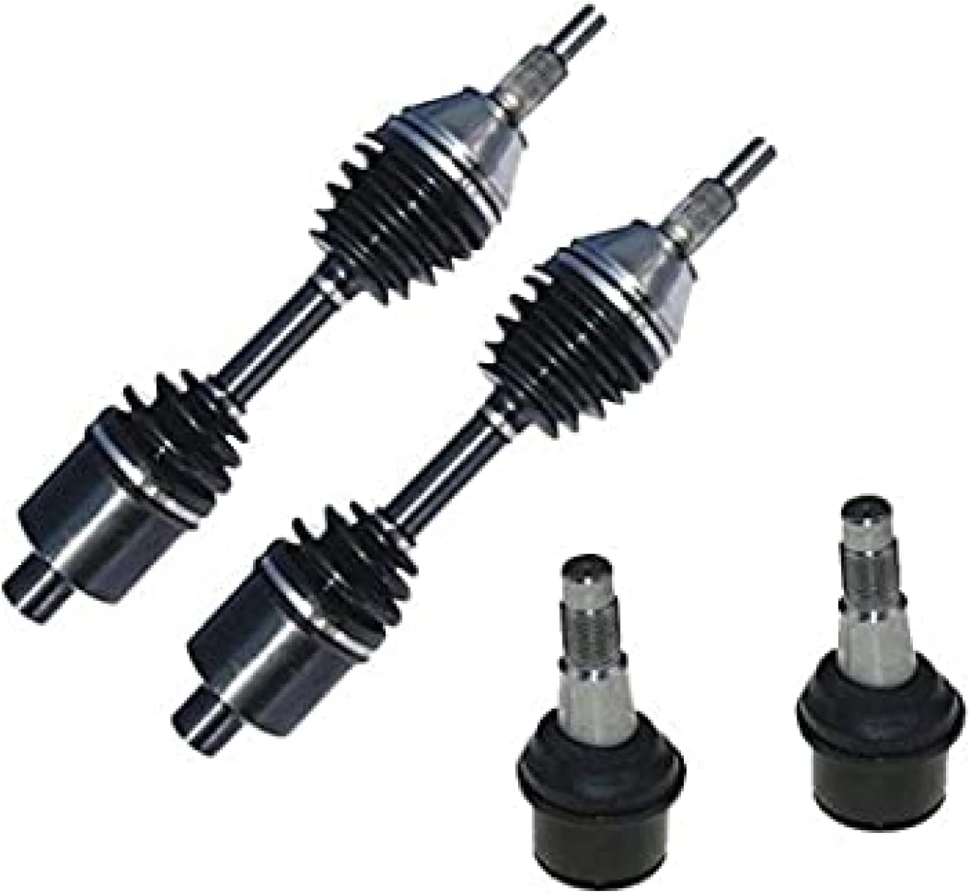 (2) Front CV Drive Axle Shaft (2) Lower Ball Joints