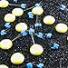 LIOOBO 20pcs Anti-Tangle Bean Silicone Ring Fishing Buoy Buoy Sea Fishing Tool Fishing Line Stop Nightlight Buoy