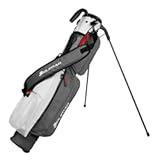 Pitch &apos;N Putt Elite Synthetic Leather Sunday Golf Bag with Stand
