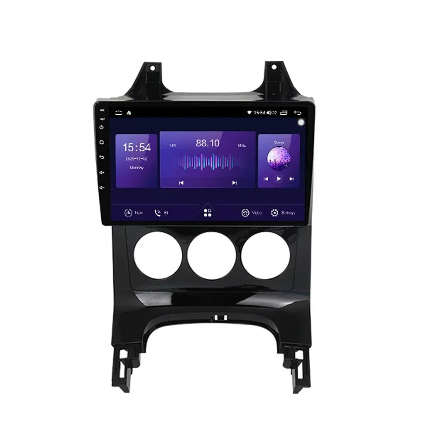 Nawigacja Z Ekranem Dotykowym, Radio Samochodowe dla Mitsubishi Outlander 2008-2015 Przenośny Ekran Dotykowy Apple Carplay, Nawigacja Gps/Sterowanie, 8 Rdzeń 8G+256G