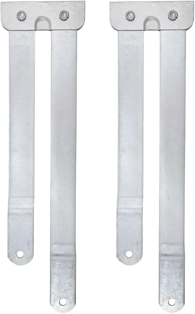 Quick Release Ladder Hinge Attachment Folding Ladder Limitor Connector Step Ladders Parts 22 Inch 2Pcs Repair Folding Brackets | Fit for Ladder of 8.2 Ft to 9.84 Ft in Height, Restore Stability, Anti Wobble, with Screws for Quick Ladder Repair