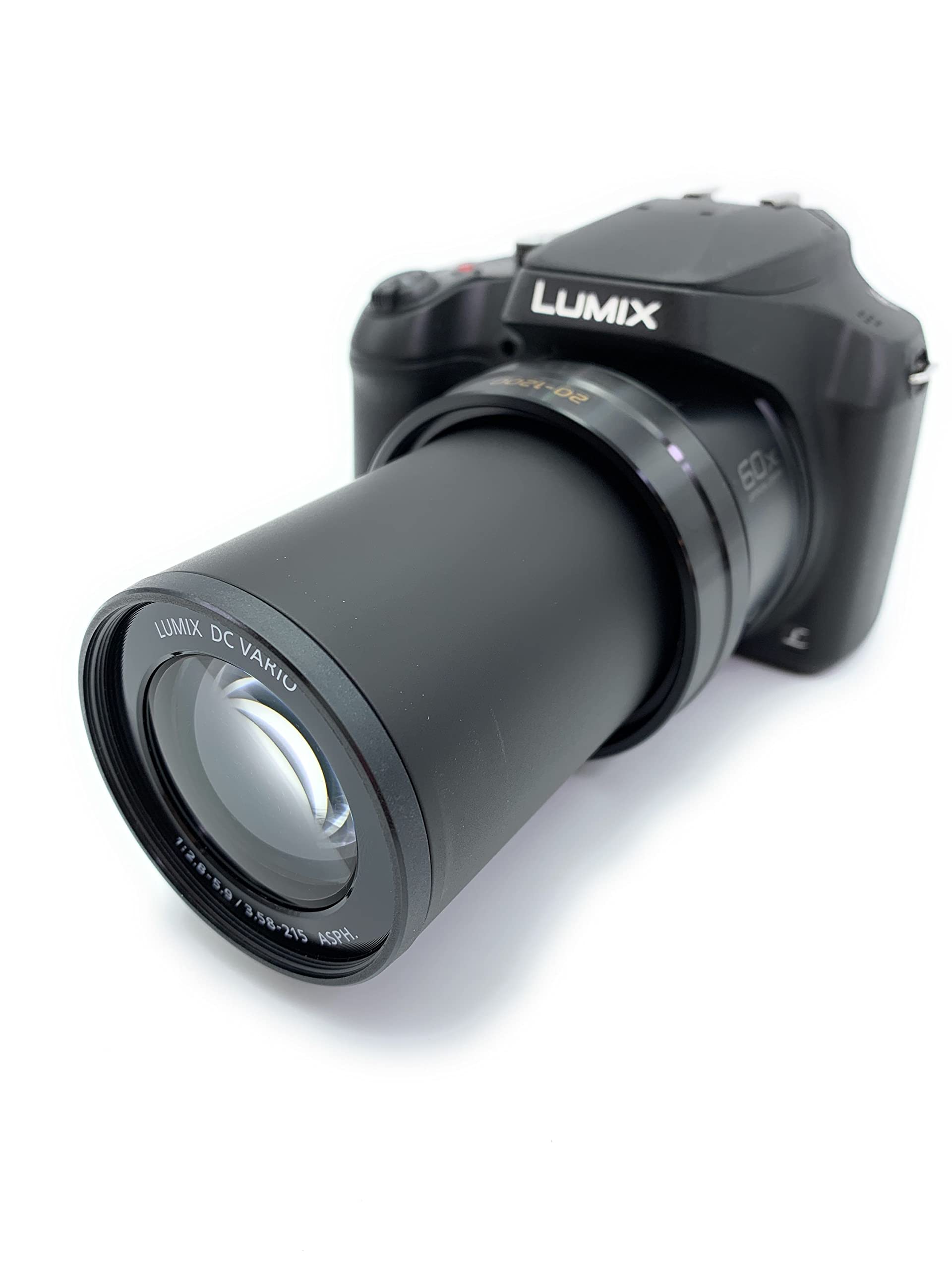 Panasonic Lumix FZ82 | Appareil Photo Bridge Zoom Puissant (Capteur 18MP, Zoom Lumix 60x F2.8-5.9, Grand angle 20mm, Viseur, Ecran tactile, Vidéo 4K, Stabilisation) Noir – Version Française