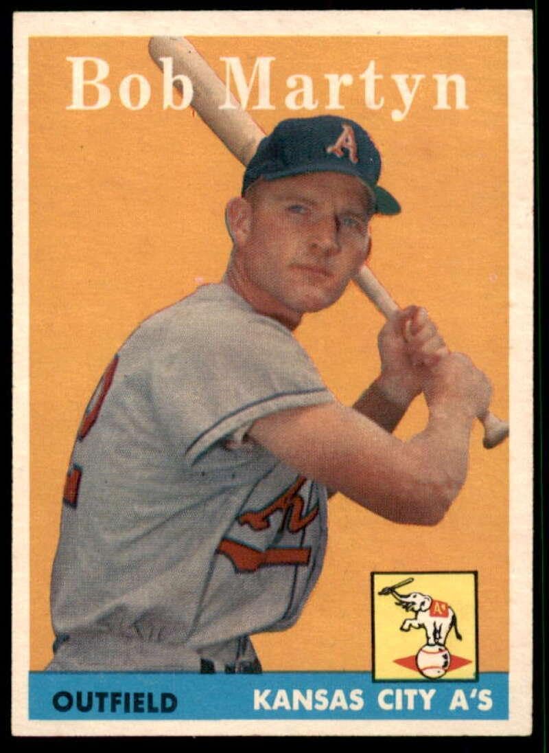 Bob Martyn Rookie Card 1958 Topps #39 - Baseball Slabbed Rookie Cards