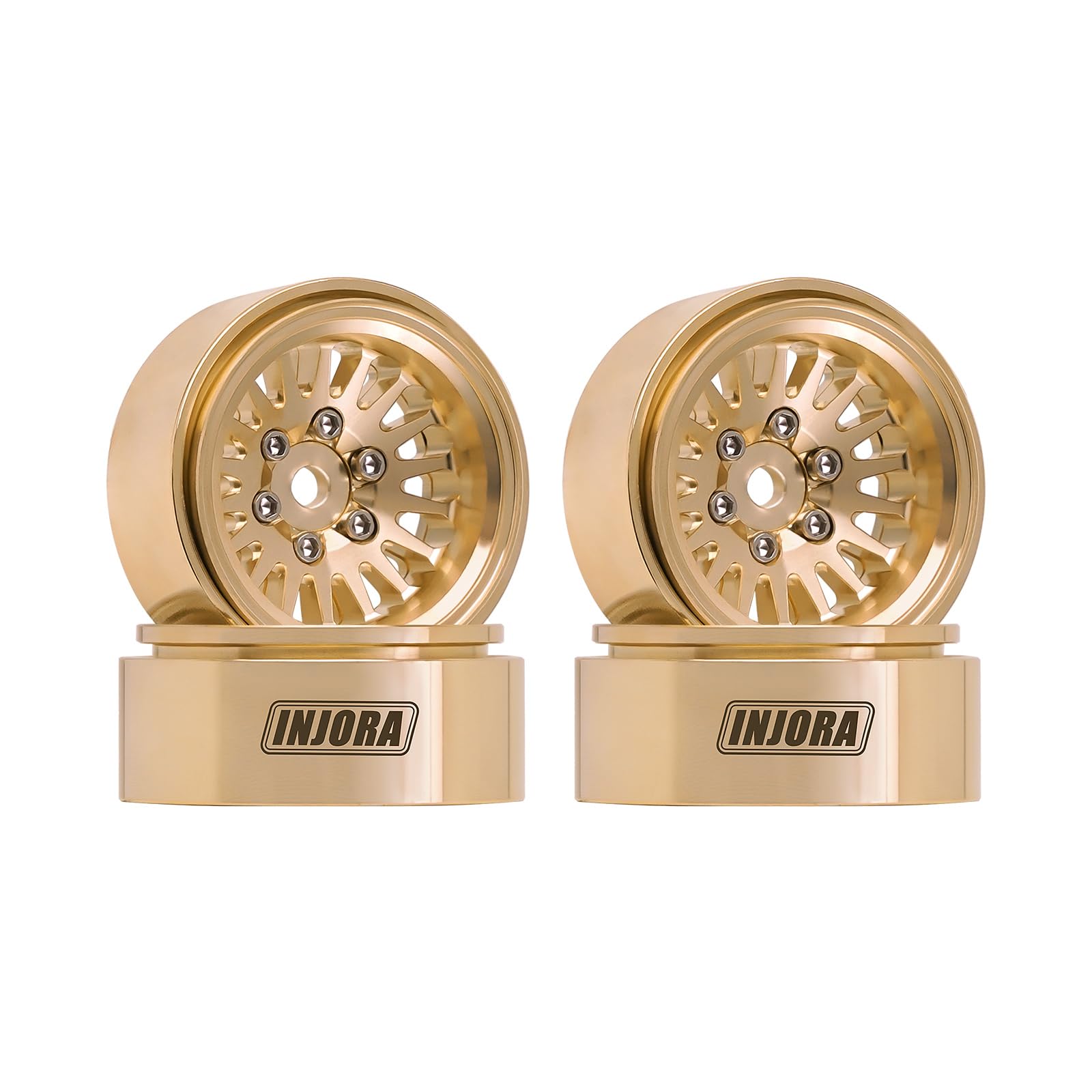 Amazon.com: INJORA 1.0 Plus Brass Beadlock Wheel Rim for 1