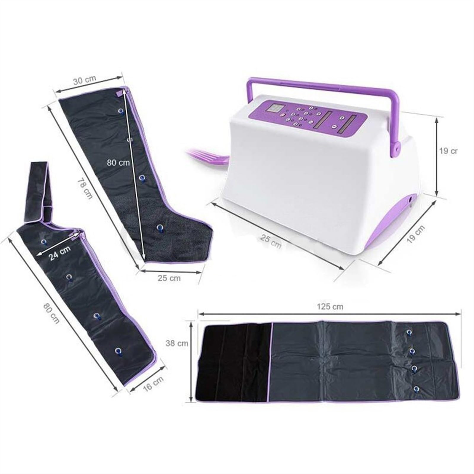 Bein Kompression Massager Zirkulation und Entspannung Fuß und Kalb Massage Blutzirkulation Maschine für Entspannung Schmerzlinderung Massage Zirkulation und Ermüdung Linderung (Color : 2 leg 2 arm an
