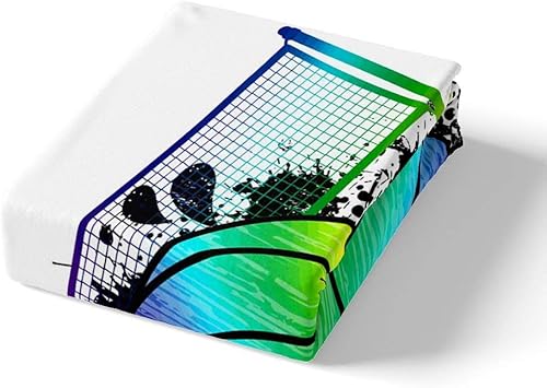 Miniatura 2 de Erosebridal Juego de ropa de cama de pelota de voleibol, tamaño individual, juegos de voleibol, juego de ropa de cama deportiva para niños, niñas,