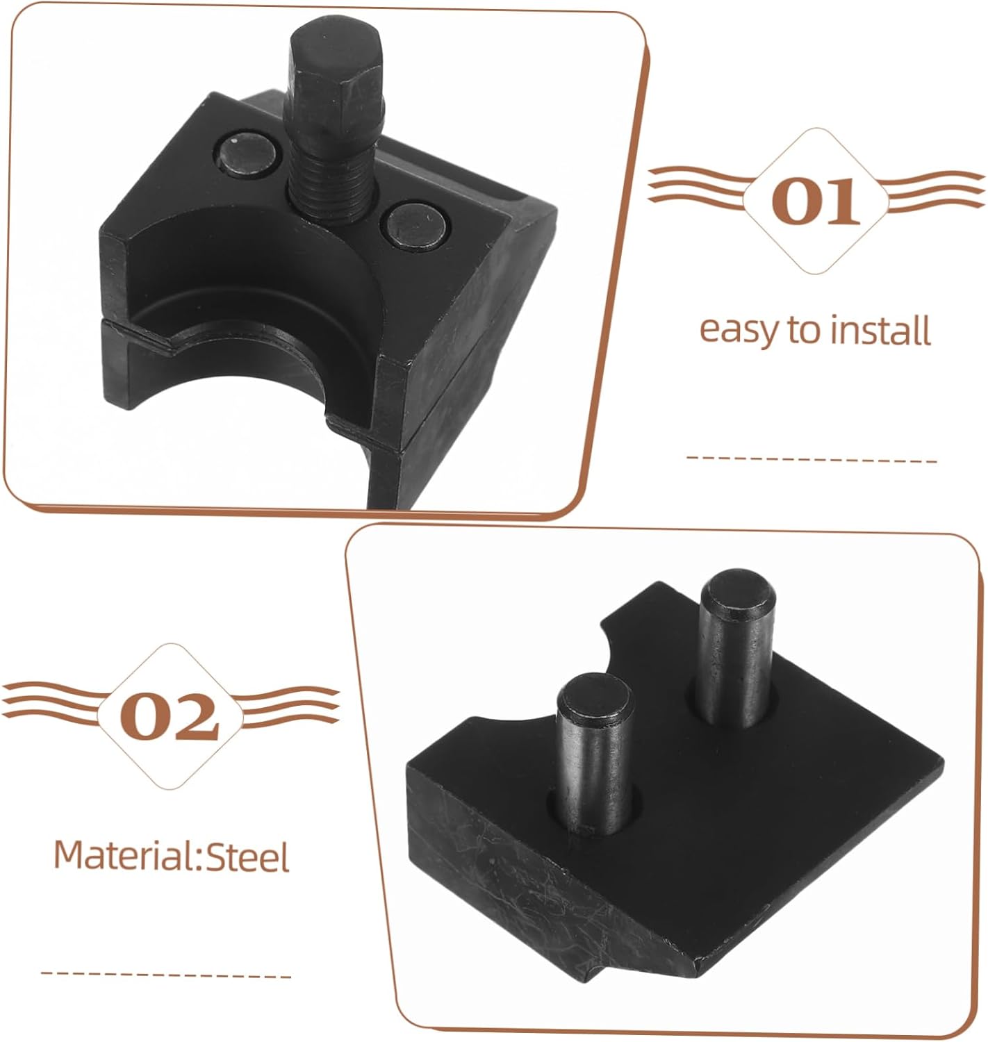 pistro Car Suspension Strut Tool Knuckle Spreader Set | Professional Automotive Repair Tool for Enhanced Vehicle Stability | Includes Wrench | Compact Design