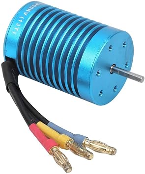 13T 3000KV RC Motor, 4 Pole High Torsion Motor 820W 66A Brushless ESC Replacement 36mm/1.4in Outer Diameter Upgrade Accessory for 1/10 RC Car