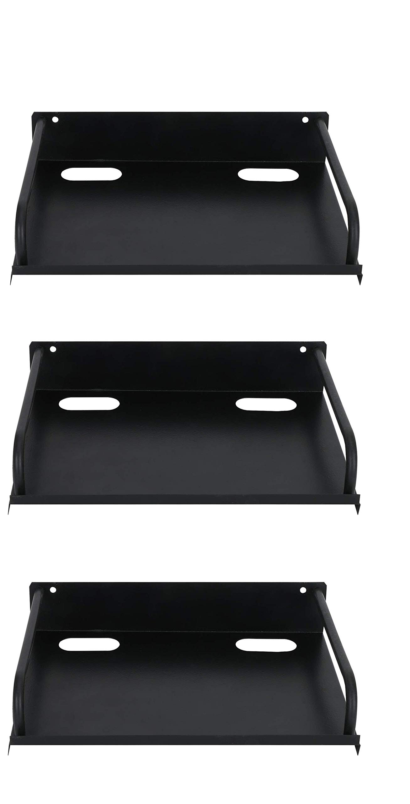 R.O.H.C Pack of 3 Set Top Box/DTH Stand - WiFi Router Stand, Black (Ideal for All Type of Set Top Box) Cast Iron Wall Shelf (Number of Shelves - 1, Black) (B0843CGCCM) Amazon Price History, Amazon Price Tracker