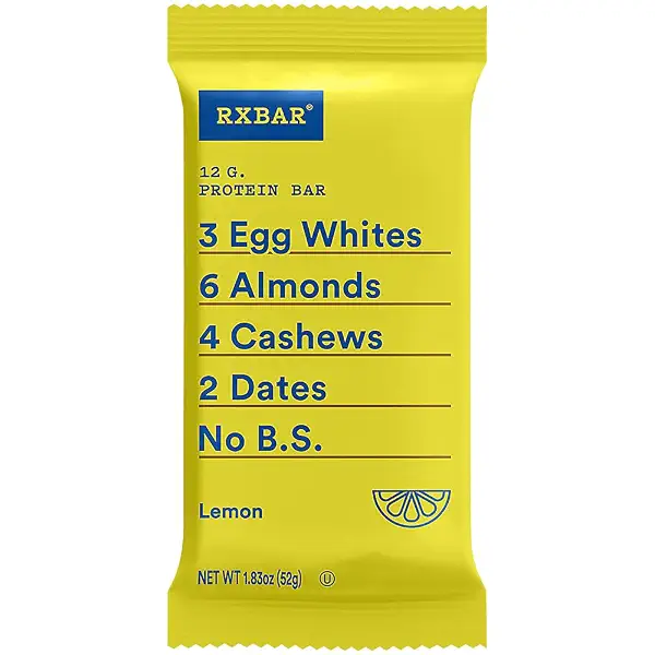 Lemon, Protein Bar, 1.83 Ounce (Pack of 12), High Protein Snack, Gluten Free 3