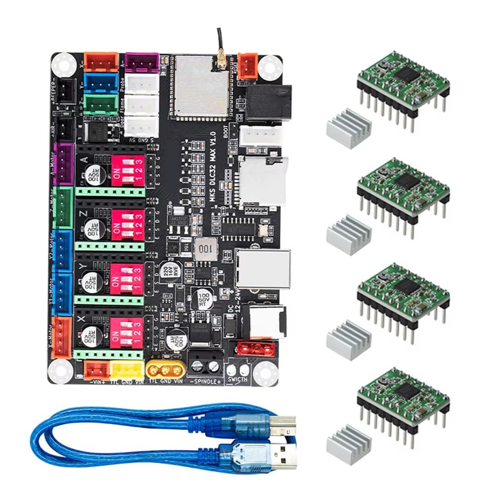 Carte de gravure CNC WiFi pour atelier créatif de menuiserie bois