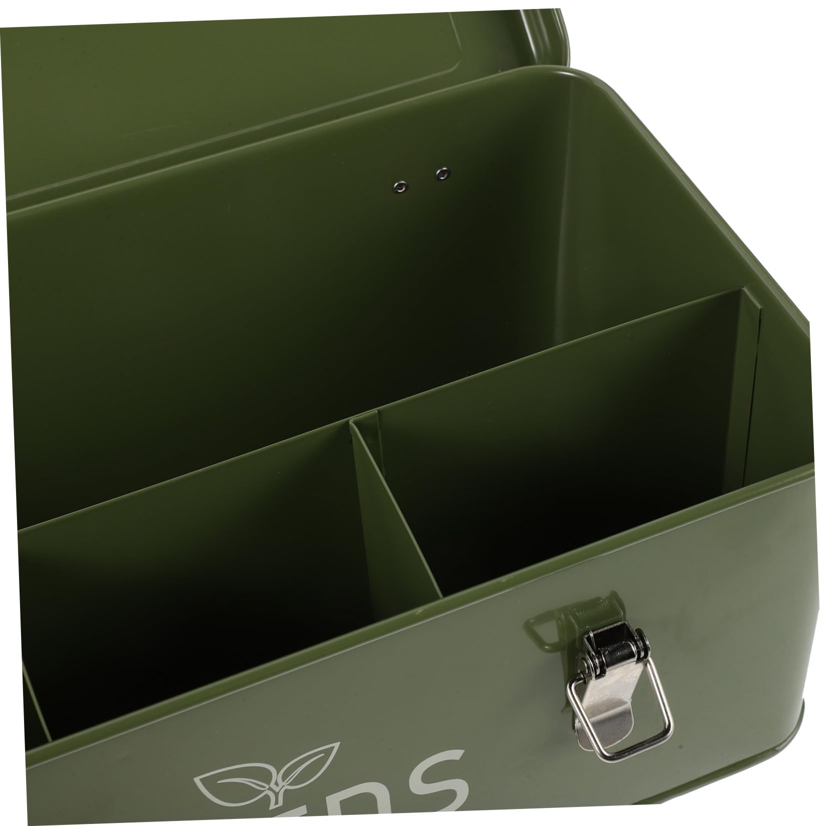 Saatgutaufbewahrungsbox Organizer aus Eisen mit Griff und Schloss