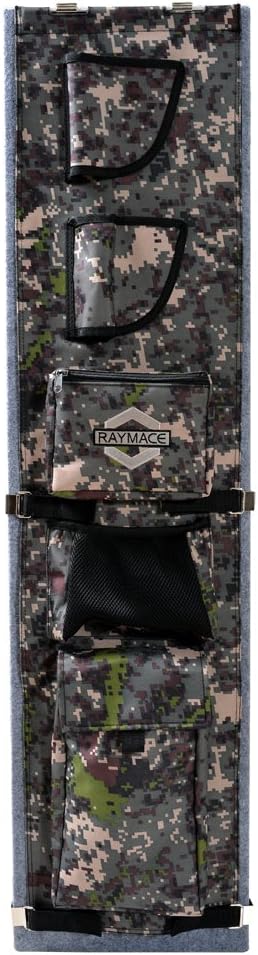 RAYMACE Large Gun Safe Door Panel Organizer 10 3/5W-13 2/5W inch43 4/5H inch Adjustable Storage Solution for Long Gun Cabinets Height 43 4/5 inch Camouflage