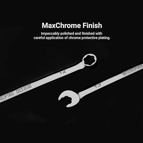 Miniatura 5 de Capri Tools Llave combinada WaveDrive Pro de 0.591 in para tornillos regulares y redondeados