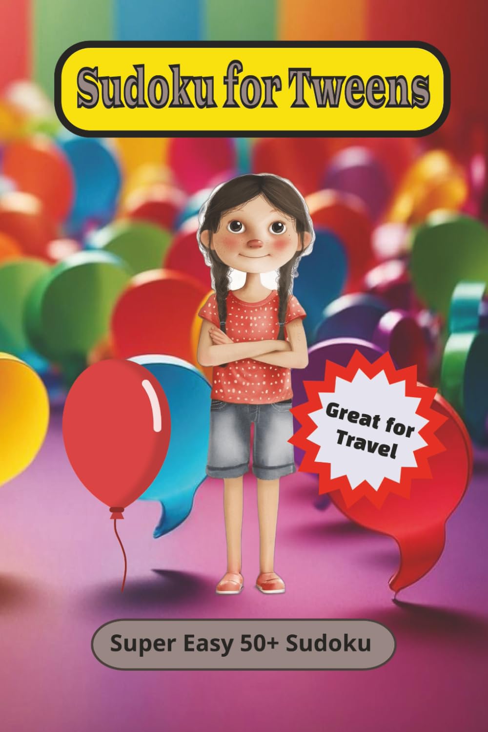 Sudoku for Tweens: 50+ Super Easy Sudoko Puzzles For Beginners of All Ages (6x9 inches, 110 Pages) - For Preteens, Tweens, Teens and All Ages - Great for Car, Train, and Plane Trips