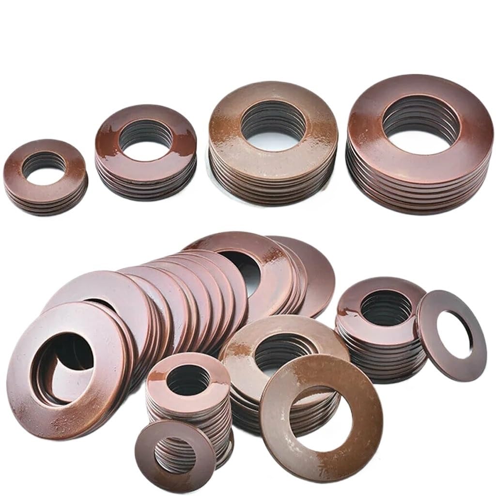 Junta de disco de arandela de resorte de compresión - Acero 60Si₂MnA, norma DIN2093, diámetro exterior: 8 mm-140 mm, diámetro interior: 4,2 mm-72 mm(140x72x5(1Pc))