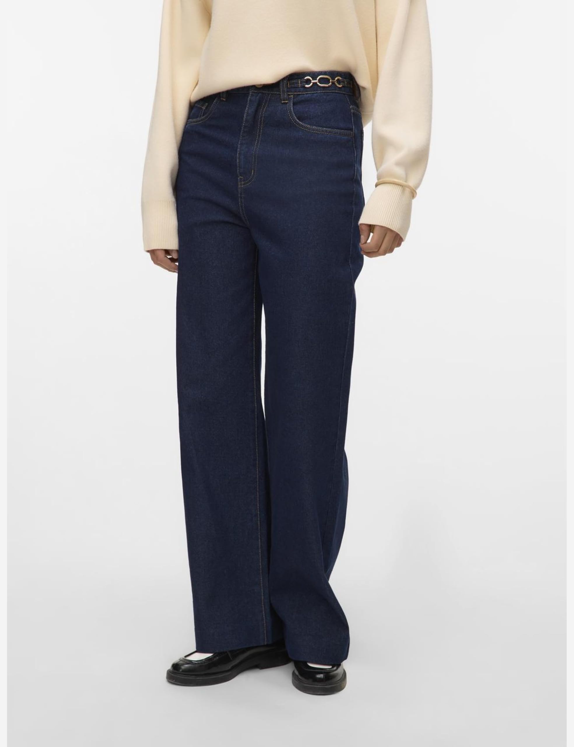 Vero Moda Vmkathy HR Wide Jeans Si330 Donna