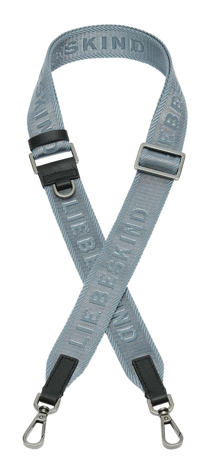 LIEBESKIND BERLIN bag accessories Logo Webbing Strap 3,2 cm Blue Heaven blue-grey