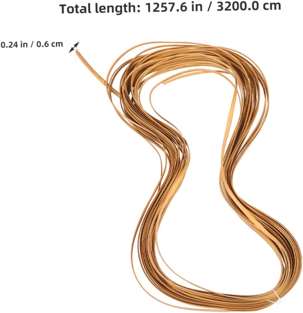 PRETYZOOM 2rolls Plastic Rattan Chair Kit Repair Material for Woven Bench Chair Table Repairing Fake Rattan Material Basket Weaving