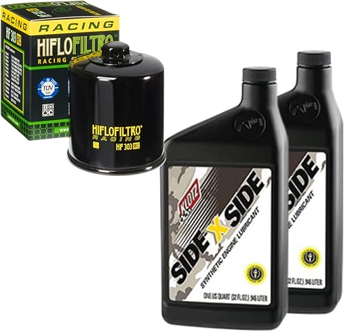 Kit de cambio de aceite y filtro para Polaris 2002 Trail Boss 325 sintético 15W-50