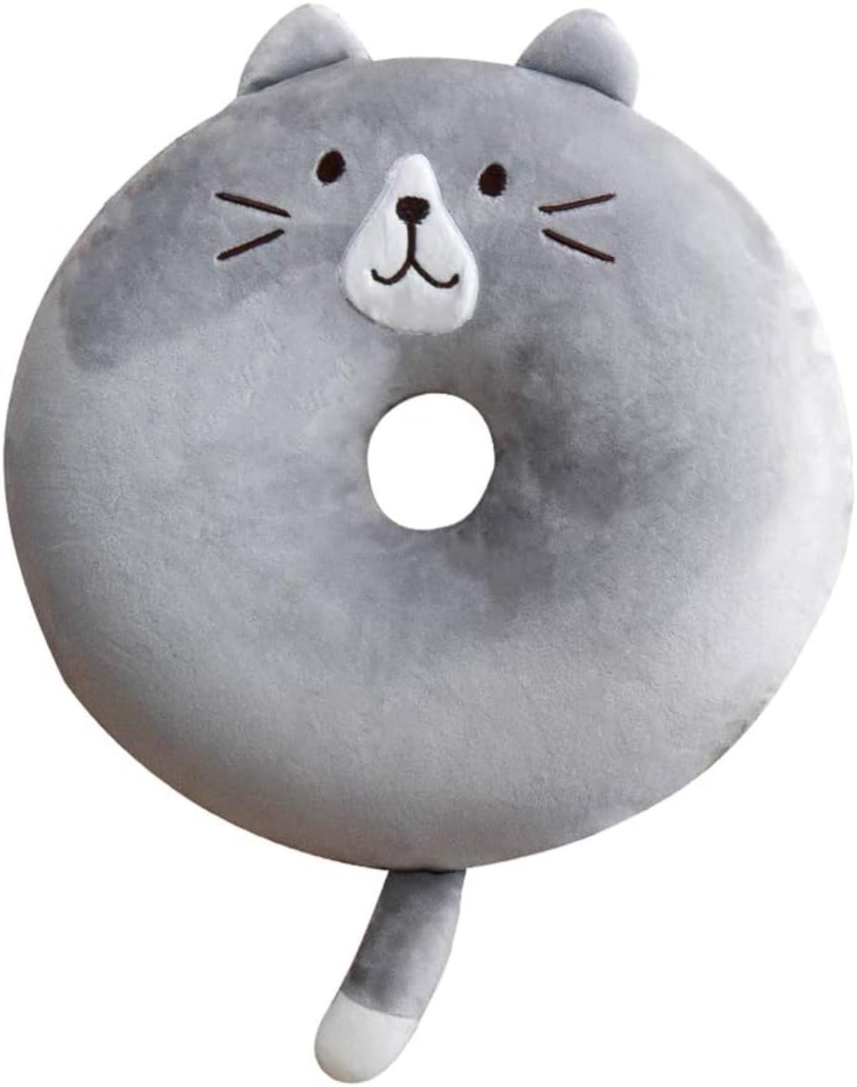 Amazon.co.jp: Geyaziu円座クッション ドーナツ型 座布団 腰当 猫 ねこ