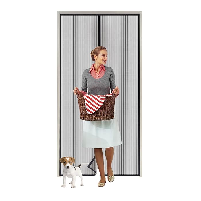 Buy MYCARBON Screen Door Keep Bugs Out, Self Sealing Screen