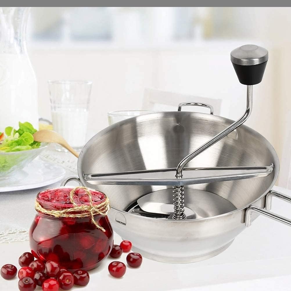 Multipurpose Ricer Fruit Press Vegetable Masher Ergonomic Potato Ricer Mashed Potatoes Ricer,Professional Potato Ricer/Masher, Stainless Steel Used To Puree And Press A Wide Range Of Fruit And Veg
