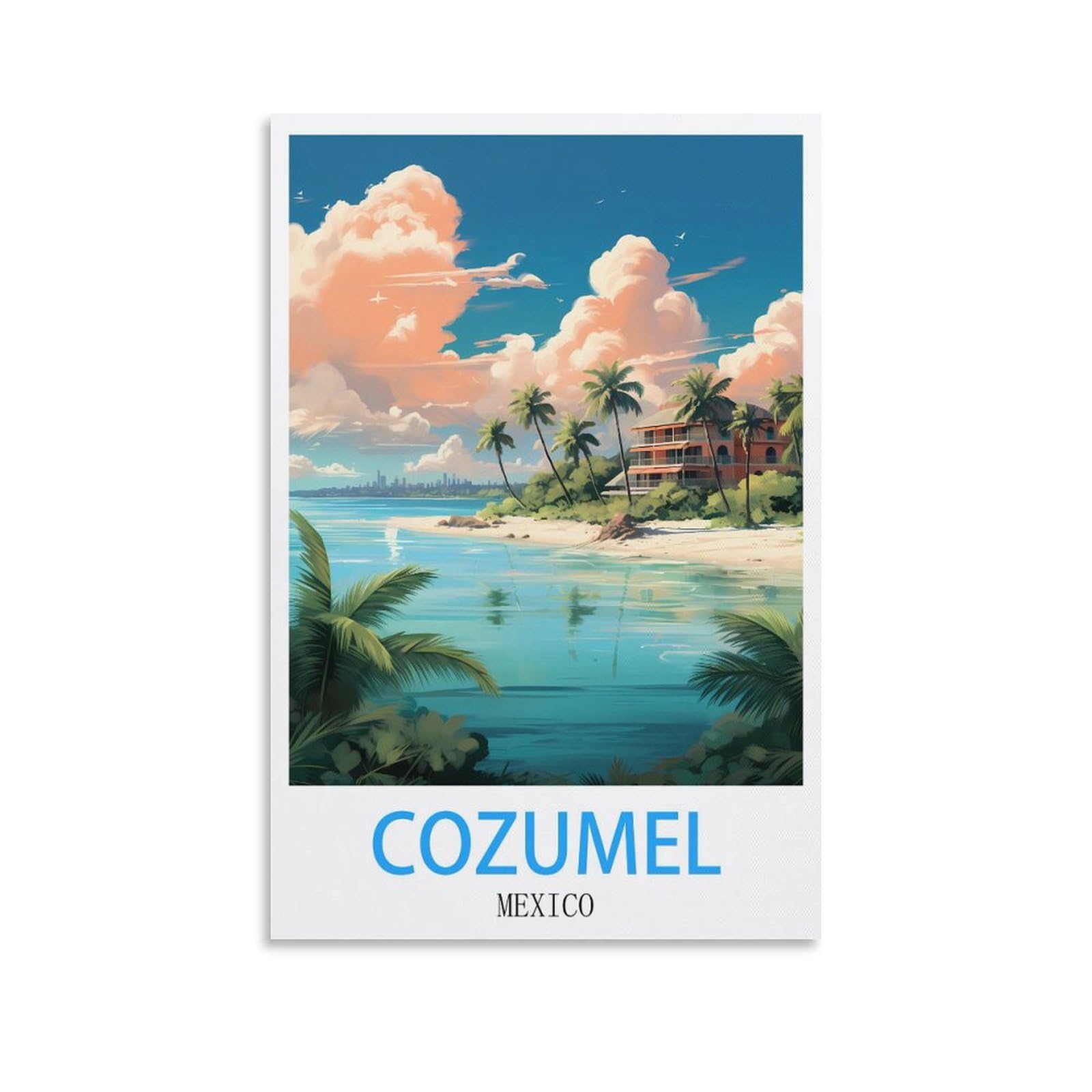 Funny Tin Signs,Cozumel Mexicos,Funny Vintage Metal Sign Plaqu Poster Wall Art Pub Bar Kitchen Garden Bathroom Home Decor 15x30cm