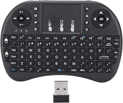 Mini Keyboard, Mini i8 Flying Keyboard for Home Portable Multimedia Keyboard Controller with USB Receiver for Smart TV PC for Android