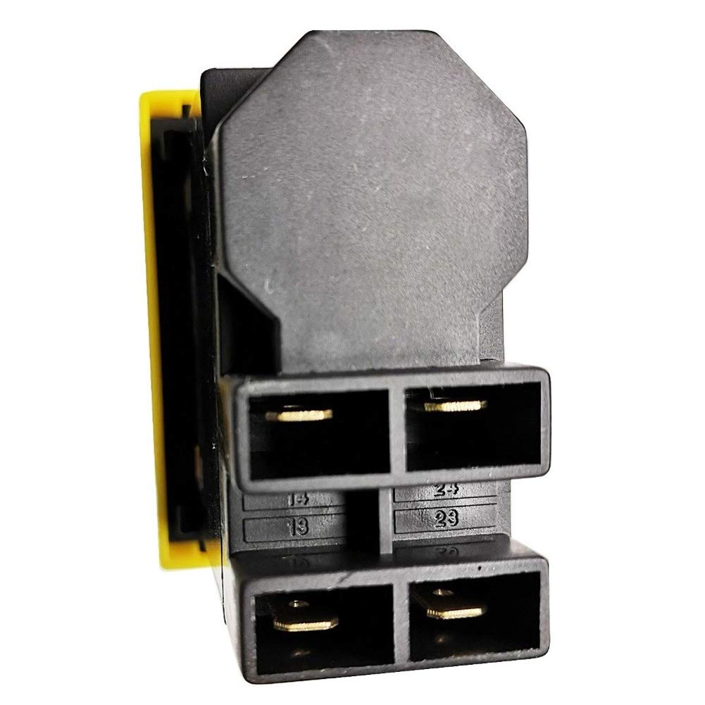 KEDU KJD20-2 Interruttore a Pulsante Elettromagnetico 4 Pin Impermeabile on/off Interruttori a Pulsante con protezione da sovraccarico per utensili elettrici macchina attrezzatura 250V 10(8)A