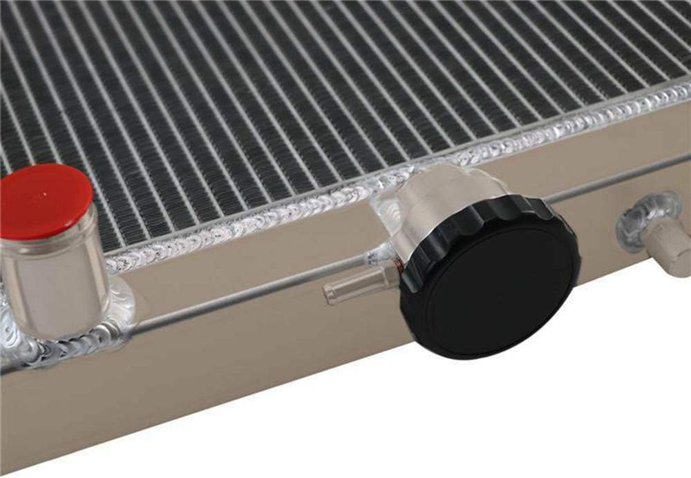 ALLOYWORKS 2 Row Core Aluminum Radiator For 2009-2012 Chevy Colorado / 2009-2012 GMC Canyon / 2006-2010 Hummer H3 H3T 3.5L 3.7L 5.3L