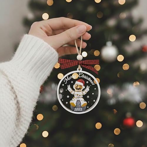 Miniatura 4 de Adorno de astronauta – Adornos de Navidad de astronautas – Adornos espaciales – Adornos de espacios para niños y niñas, regalos del espacio exterior