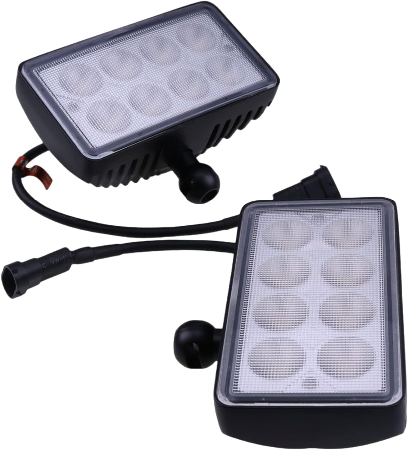 2PCS LED Headlight RE154900 RE154898 Compatible for John Deere 7200 7400 7600 7700 7800 8100 8200 8300 8400 8100T 8200T 8300T 8400T