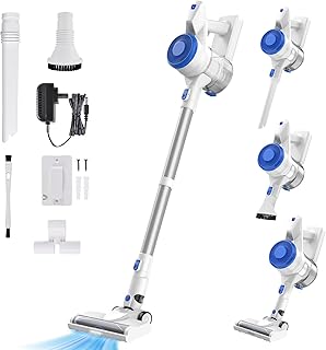Cordless Vacuum Cleaner for Home, 23KPa Powerful Suction, Anti-Wrap Brush Roll & 5 LED Lights for Dark Corners, 35-Min Runtime, 2.6lb Lightweight Stick Vacuum for Hardwood