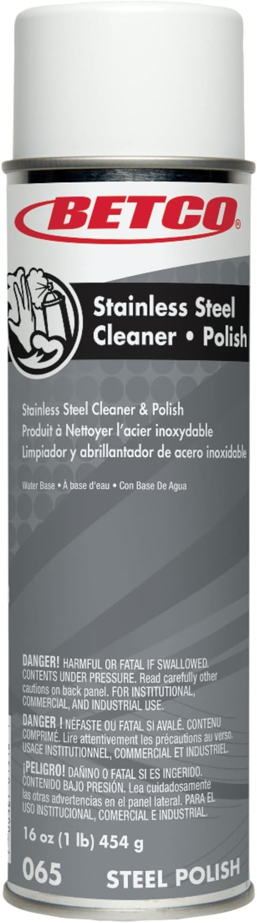 Sprayway Stainless Steel Cleaner, 2/15oz Can, Pack of 2