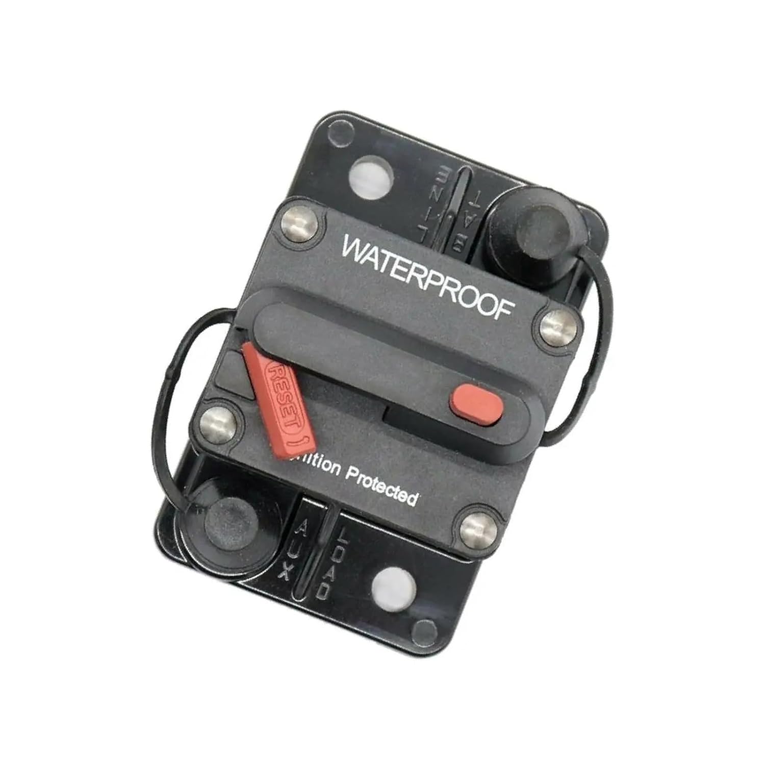 12V/32V in-Line RV Car Circuit Breaker Manual Reset Fuse Holder 250A